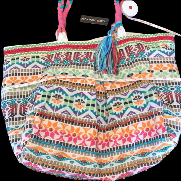 Chaudry KC | Women’s Multi-Color beaded Tote - Picture 4 of 11